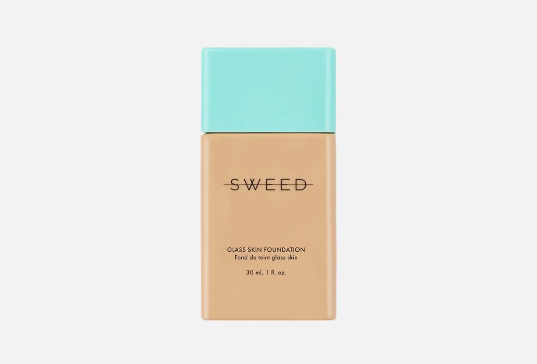 Sweed Moisturizing Fluid Foundation Glass Skin Foundation 14, Deep n/w 30 ml Sweed Moisturizing Fluid Foundation Glass Skin Foundation