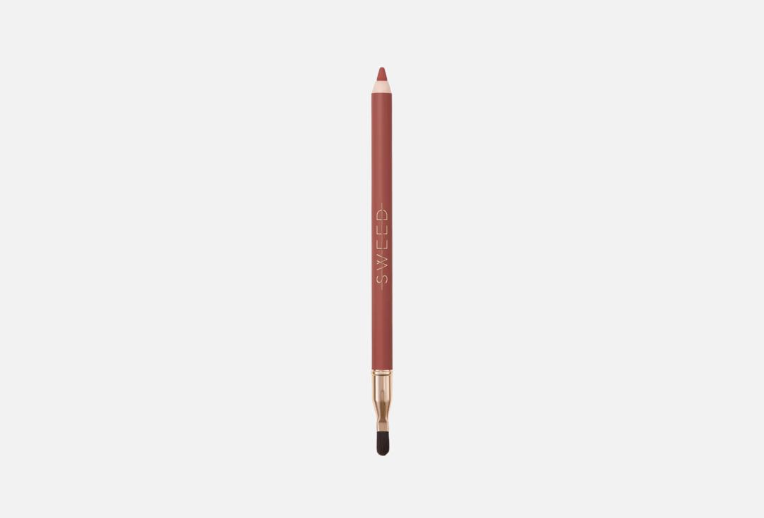 Sweed Velvety Lip Pencil with Brush Lip Liner Rose thorn 1.2 g Sweed Velvety Lip Pencil with Brush Lip Liner