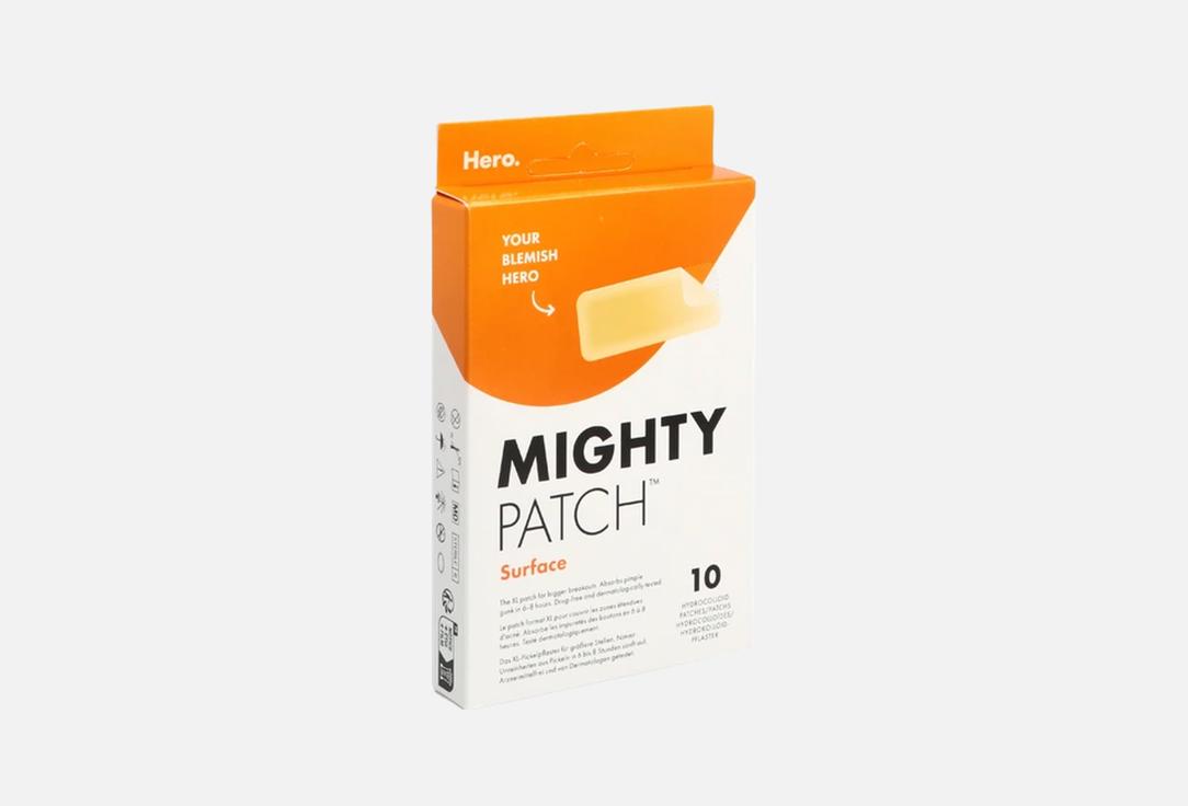 hero Face PIMPLE PATCHES MIGHTY PATCH Surface 10 pcs hero Face PIMPLE PATCHES MIGHTY PATCH Surface