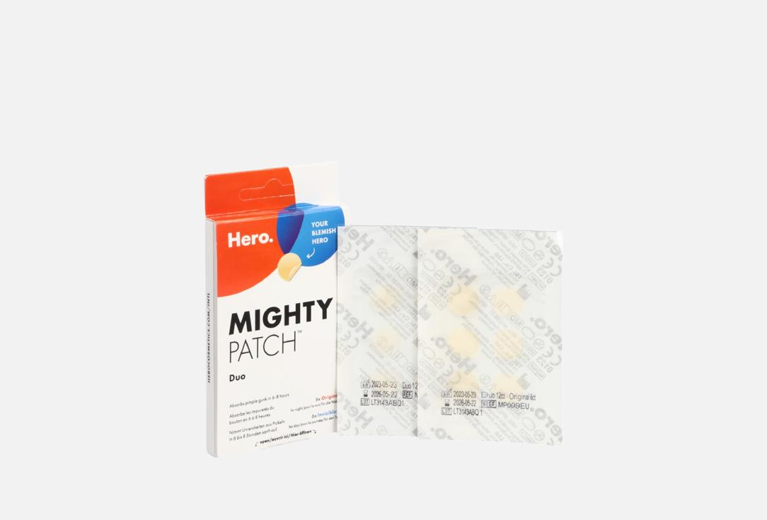 hero Face PIMPLE PATCHES MIGHTY PATCH Duo 12 pcs hero Face PIMPLE PATCHES MIGHTY PATCH Duo