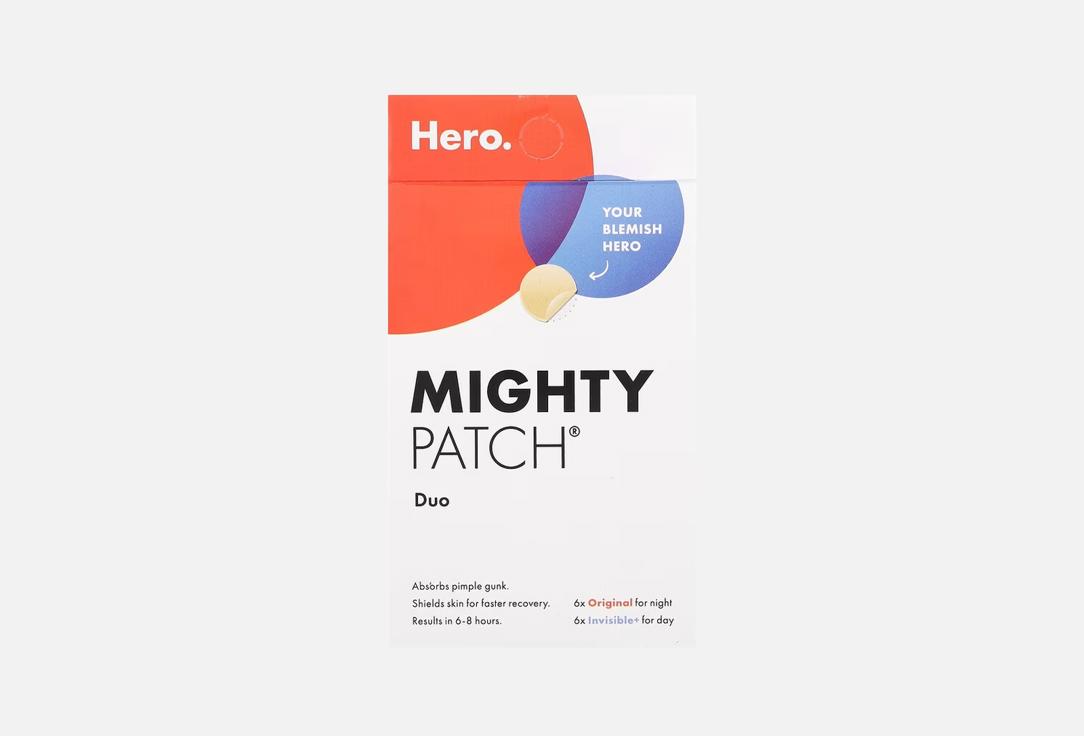 hero Face PIMPLE PATCHES MIGHTY PATCH Duo 12 pcs hero Face PIMPLE PATCHES MIGHTY PATCH Duo