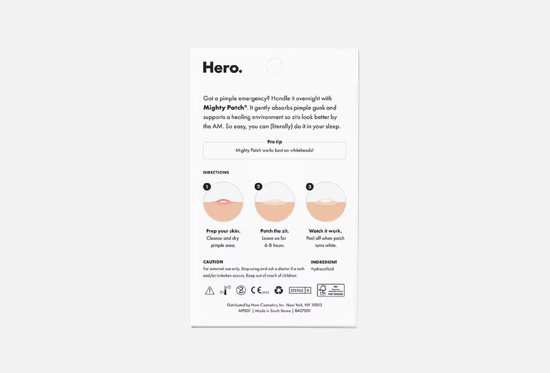 hero Face PIMPLE PATCHES MIGHTY PATCH The Original 24 pcs hero Face PIMPLE PATCHES MIGHTY PATCH The Original