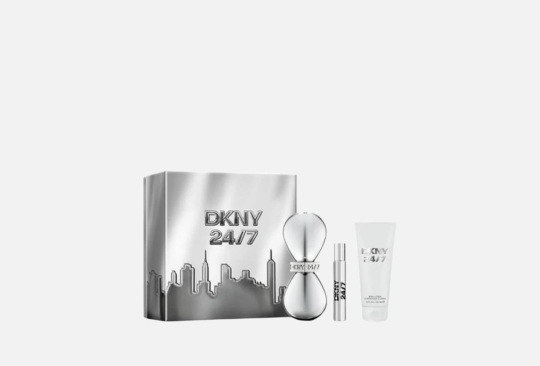 دي كي إن واي مجموعة ماء عطر ولوشن للجسم 24/7