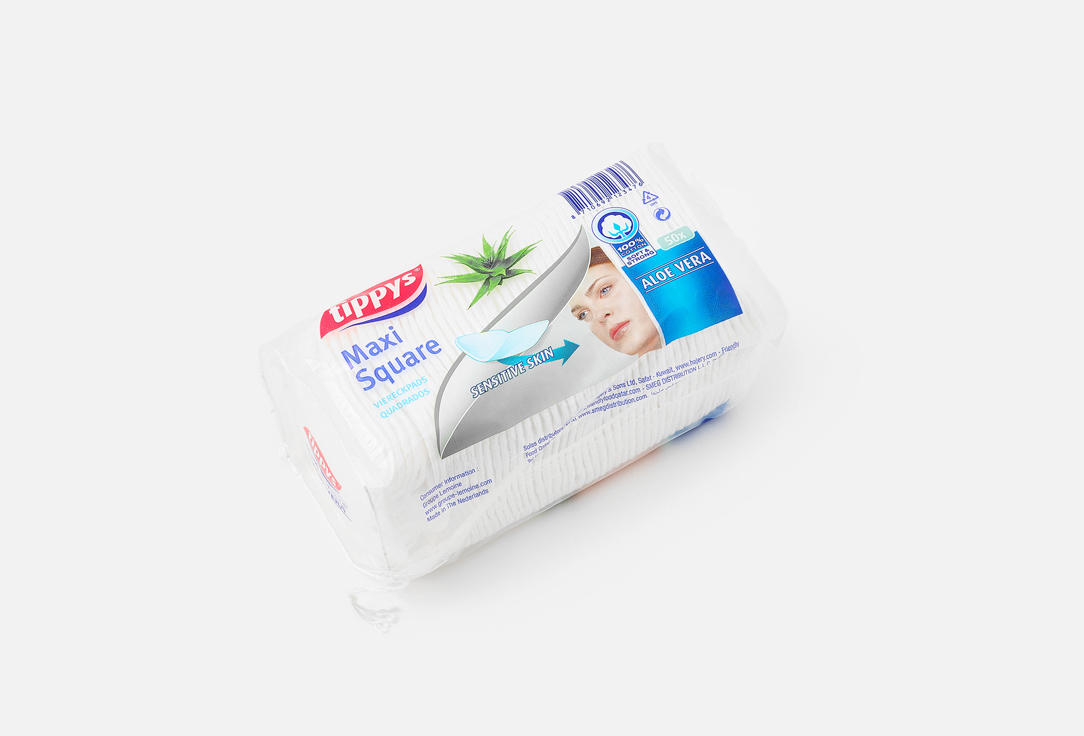 Tippys Skincare Cotton Pads Maxi square Aloe vera