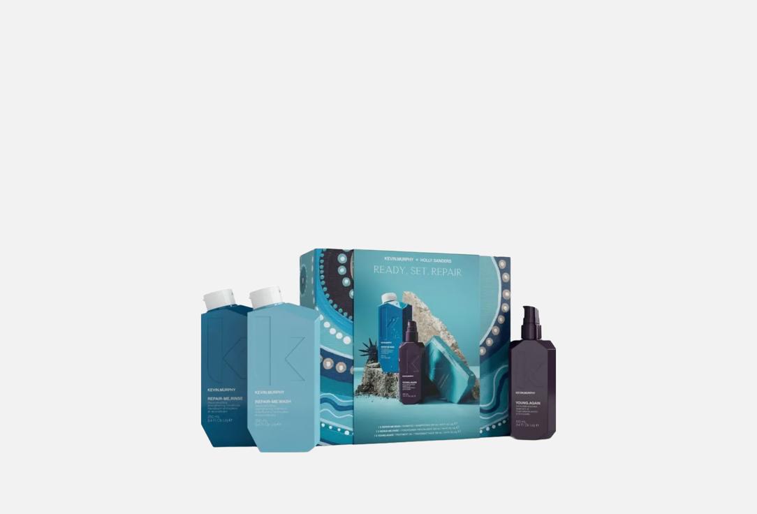 KEVIN.MURPHY shampoo & conditioner & leave-in oil set Ready Set Repair Holiday Kit 3 pcs KEVIN.MURPHY shampoo & conditioner & leave-in oil set Ready Set Repair Holiday Kit
