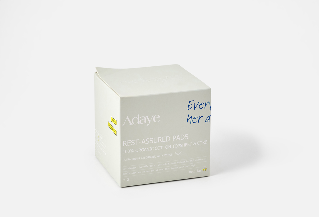 Adaye Organic biodegradable menstrual pads Rest-Assured Pads — Regular