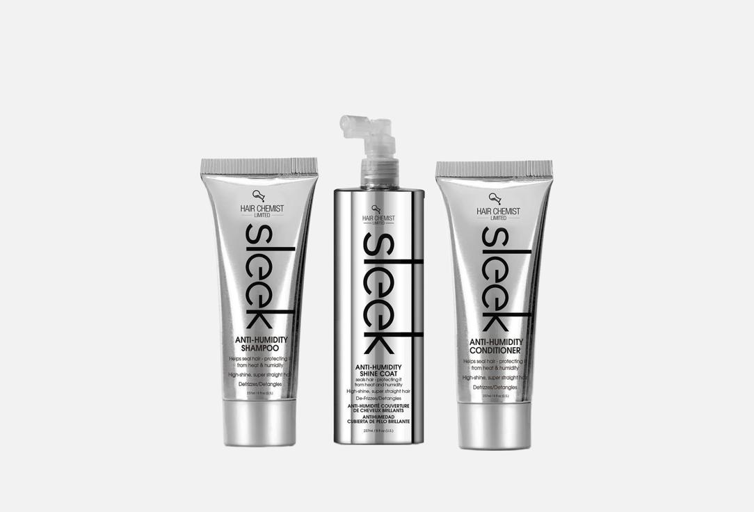Hair Chemist Hair Care & Styling Set Sleek Anti-Humidity Trio