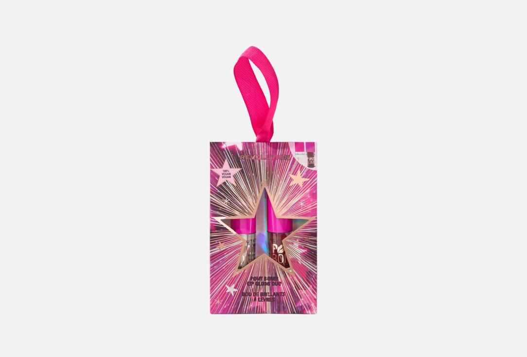 MakeUp Revolution Plumping Mini Lip Gloss Duo Gift Set Pout Bomb 2 pcs MakeUp Revolution Plumping Mini Lip Gloss Duo Gift Set Pout Bomb