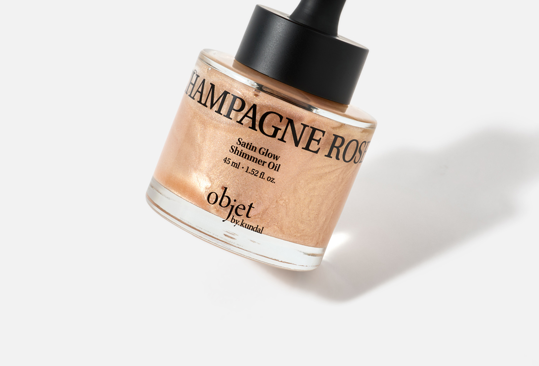 Objet by Kundal Shimmering body oil Satin glow Champagne Rose 45 ml Objet by Kundal Shimmering body oil Satin glow