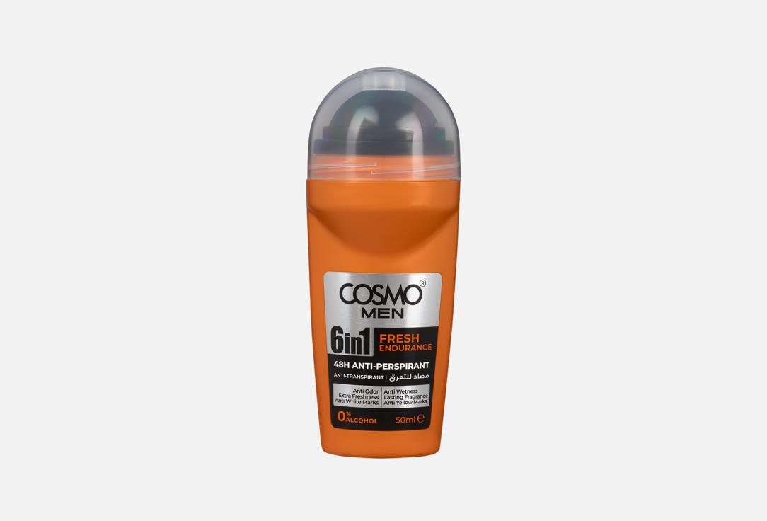 COSMO 6-in-1 roll-on deodorant FRESH ENDURANCE 50 ml COSMO 6-in-1 roll-on deodorant FRESH ENDURANCE