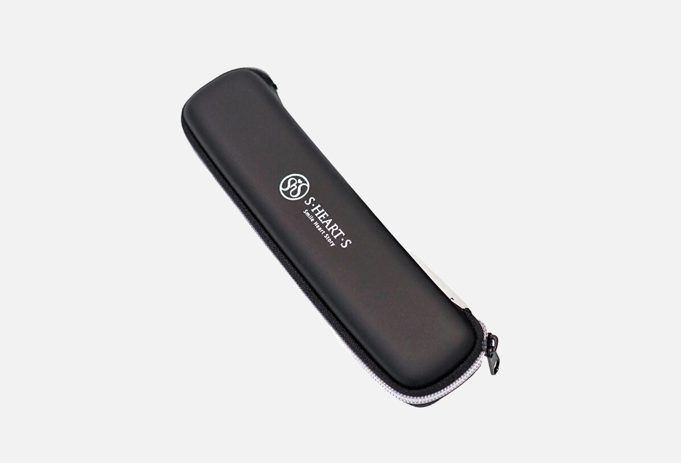 Long Brush Zipper Case  1 Black
