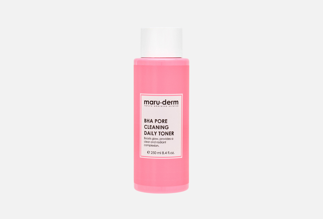 Maru.derm Exfoliating pore-refining face toner BHA Pore Cleaning Daily Toner
