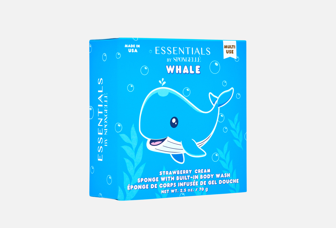 Spongelle Body Wash Infused Buffer Strawberry Cream Whale