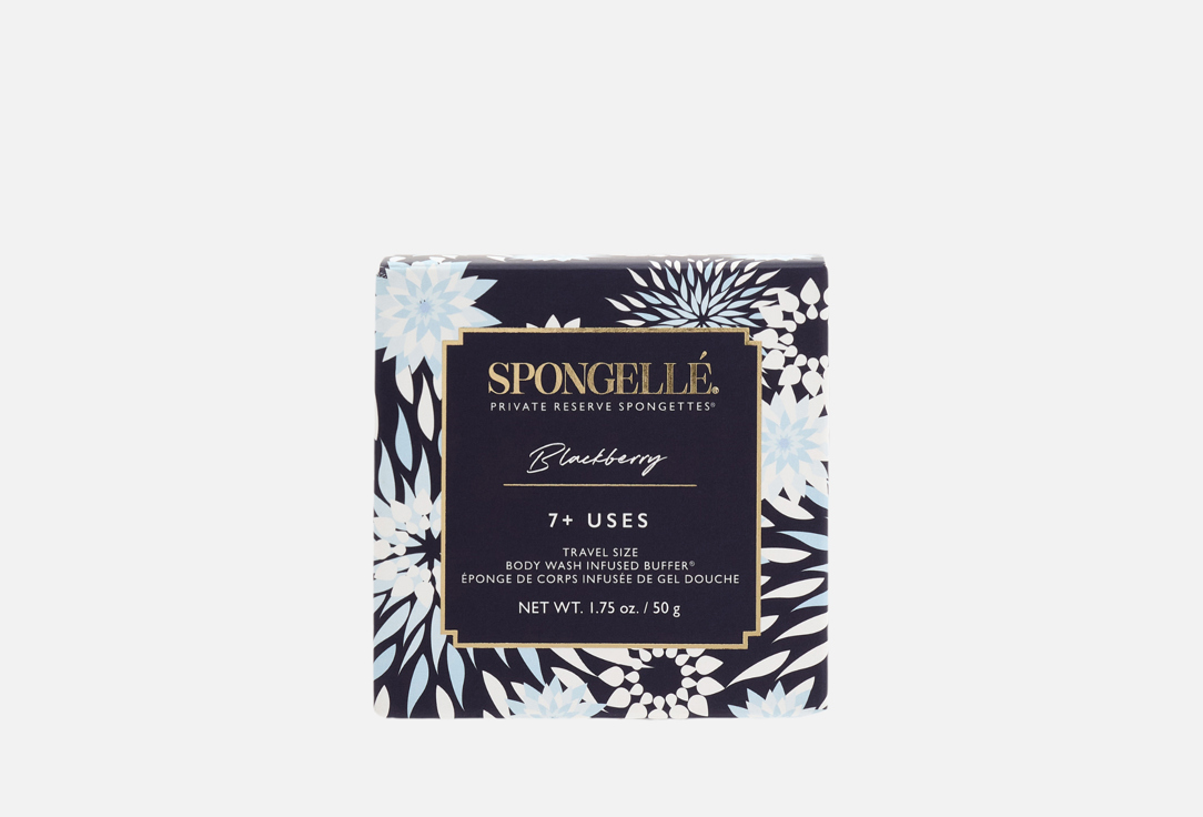 Spongelle Body Wash Infused Sponge Private Reserve Blackberry Flower Spongette