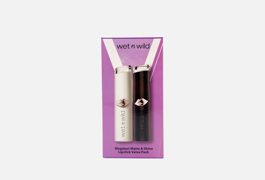 Wetnwild Lipstick Set Megalast Matte & Shine Lipstick