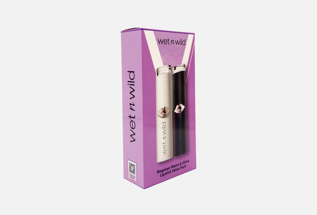 Wetnwild Lipstick Set Megalast Matte & Shine Lipstick