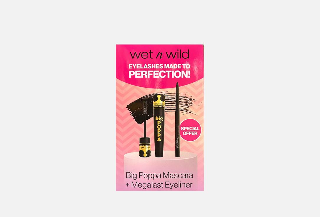 Wetnwild Makeup Set Big Poppa Mascara + Megalast Eyeliner
