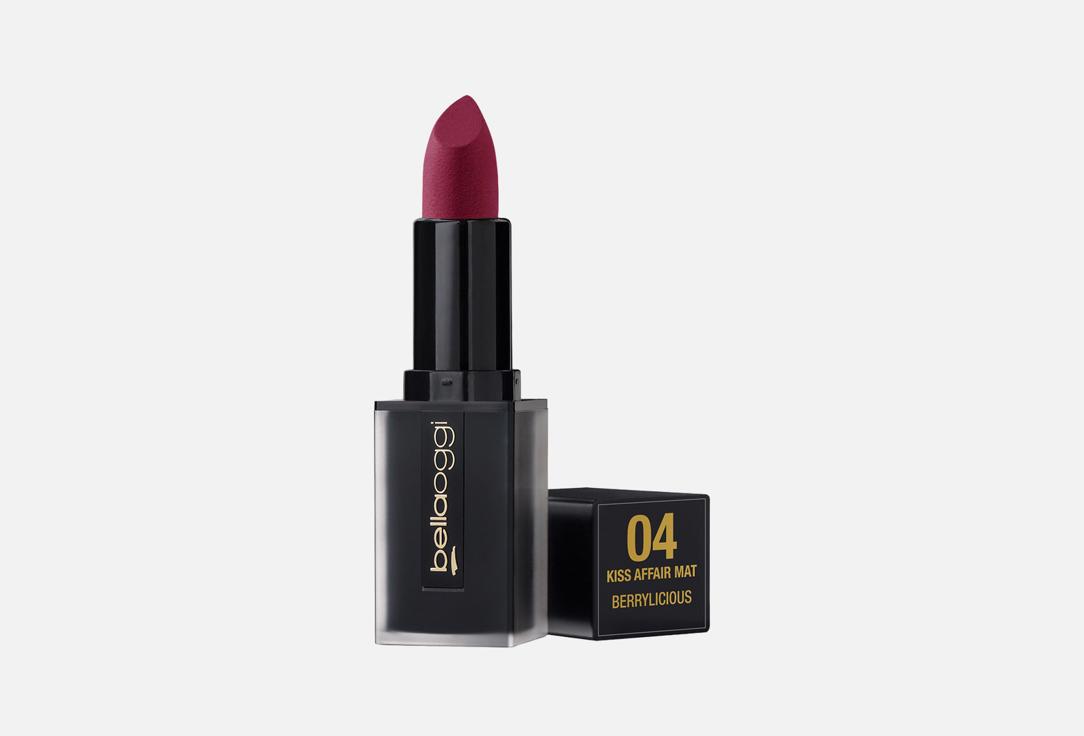 BELLAOGGI Long-lasting matte lipstick Kiss Affair 004, Berrylicious 3.5 g BELLAOGGI Long-lasting matte lipstick Kiss Affair