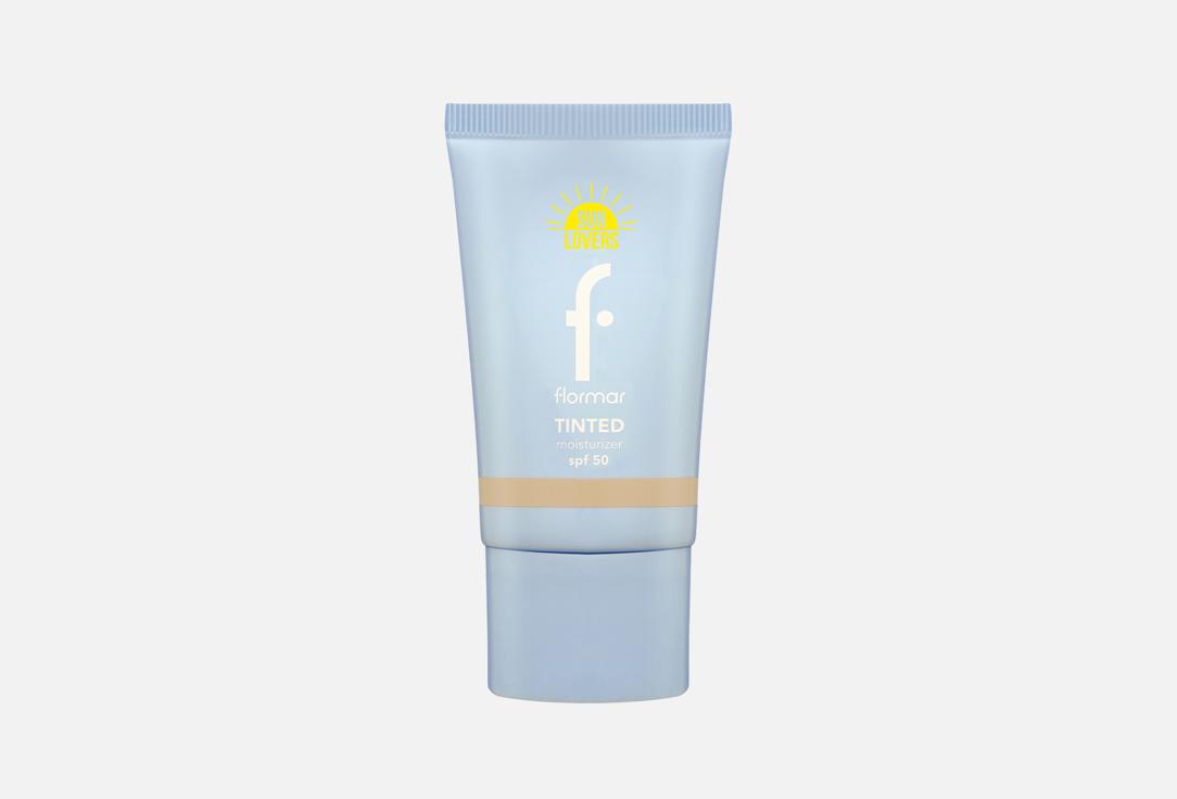 Flormar Tinted moisturizing face cream with SPF50 Tinted Moisturizer 003, Ivory Nude 30 ml Flormar Tinted moisturizing face cream with SPF50 Tinted Moisturizer