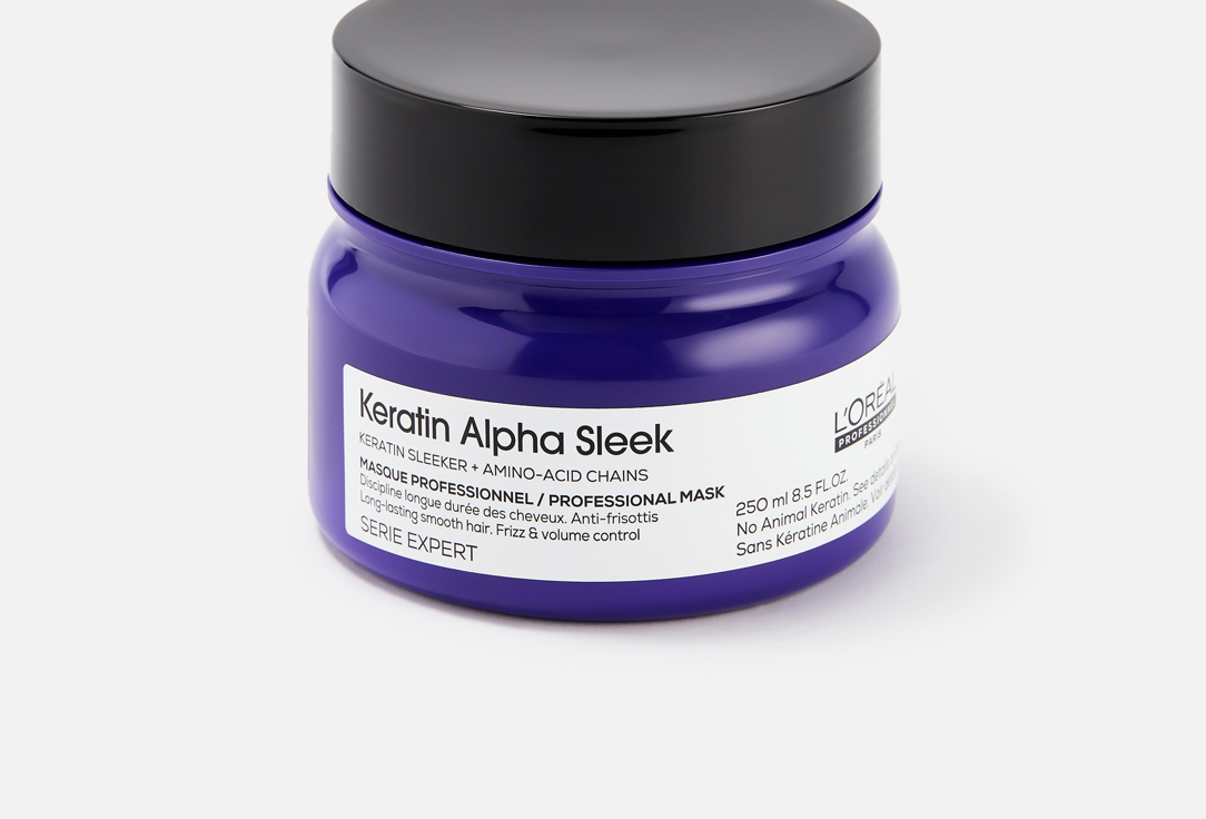 LOreal professionnel Smoothing anti-frizz hair mask Keratin Alpha Sleek
