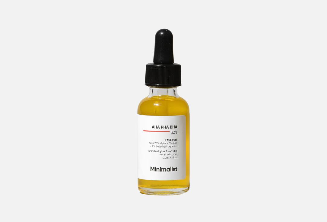 MINIMALIST Exfoliating face peel AHA PHA BHA 32% 30 ml MINIMALIST Exfoliating face peel AHA PHA BHA 32%