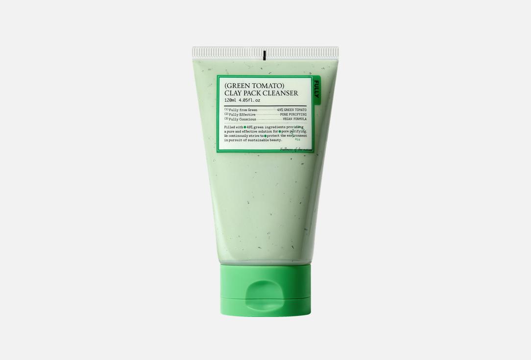 FULLY Exfoliating clay mask cleanser for face Green tomato