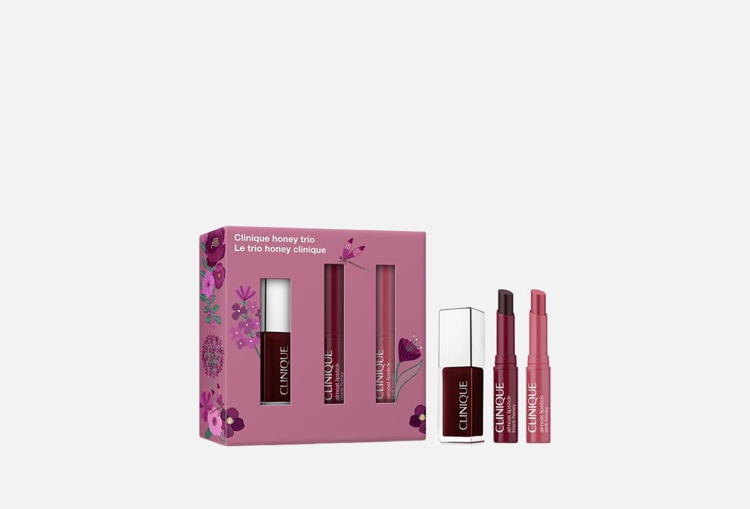 Clinique Lip Makeup Set Honey Trio 3 pcs Clinique Lip Makeup Set Honey Trio