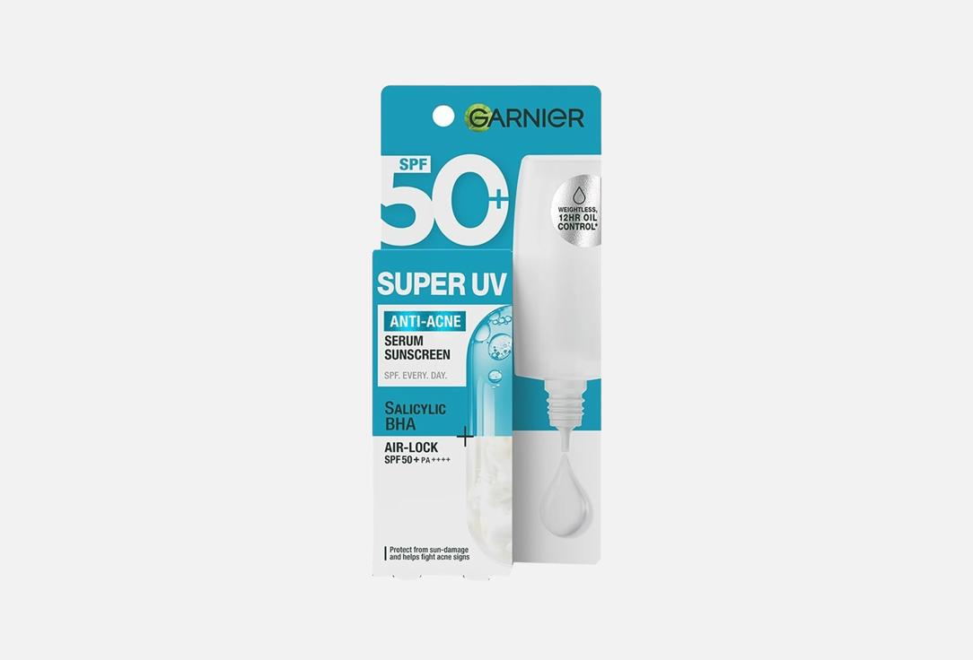 Garnier Anti-acne lightweight serum sunscreen SPF 50 SUPER UV