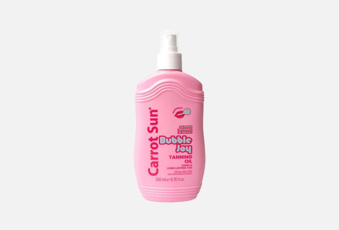 Carrot Sun Nourishing tanning body oil Bubble joy