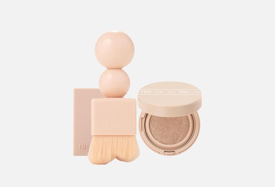 The Tool Lab Cushion foundation brush set Stamp Skinfit Cushion