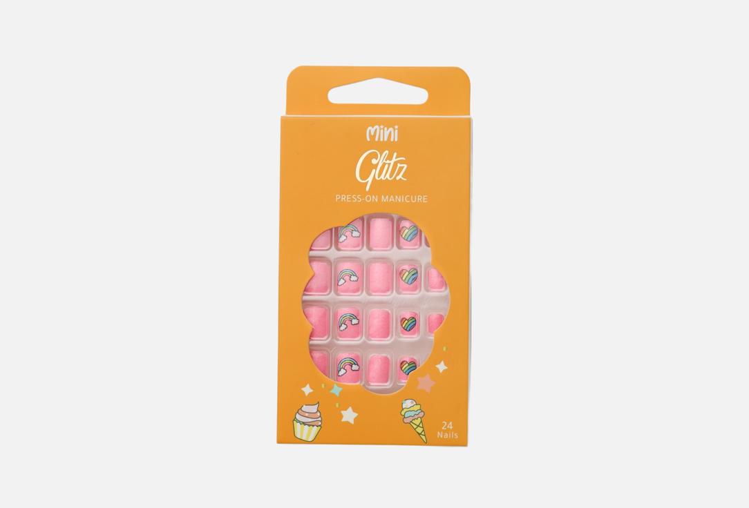 GLITZ Press-on nails Kids Rainbow