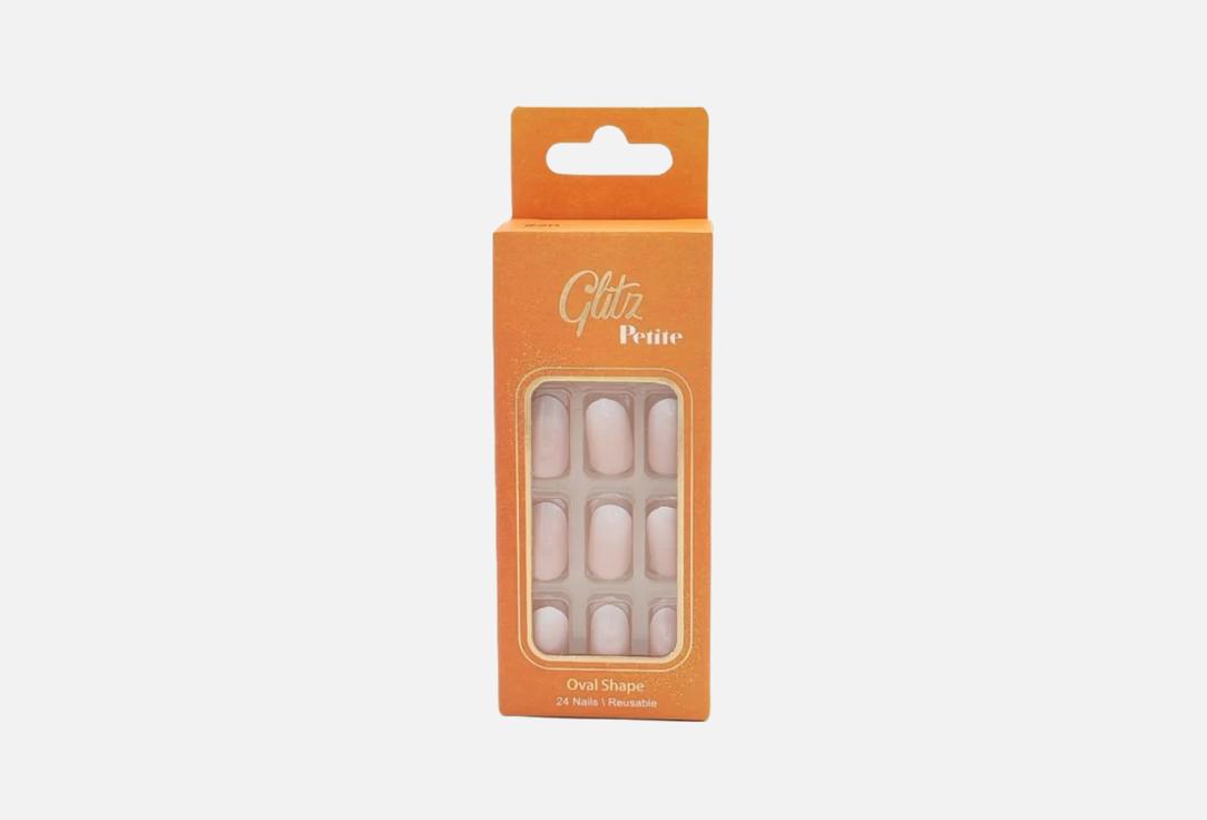 GLITZ Press-on nails Petite Ombre Pink 24 pcs GLITZ Press-on nails Petite Ombre Pink