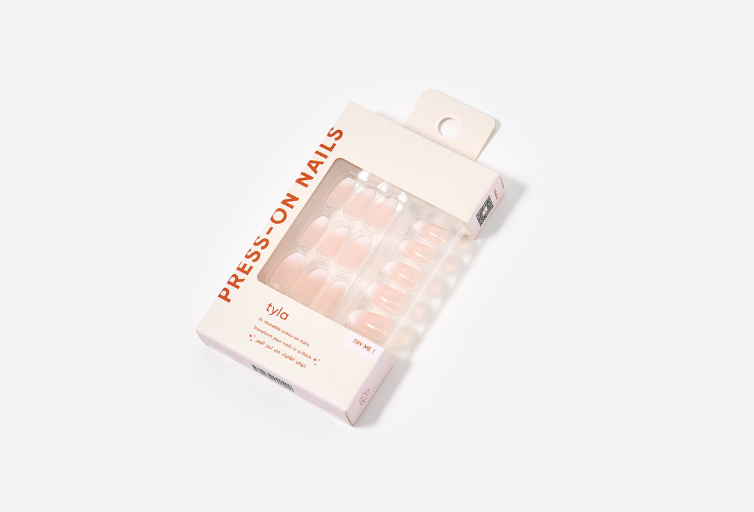 Tyla Press On Nails Coffin 07, Serene 24 pcs Tyla Press On Nails Coffin