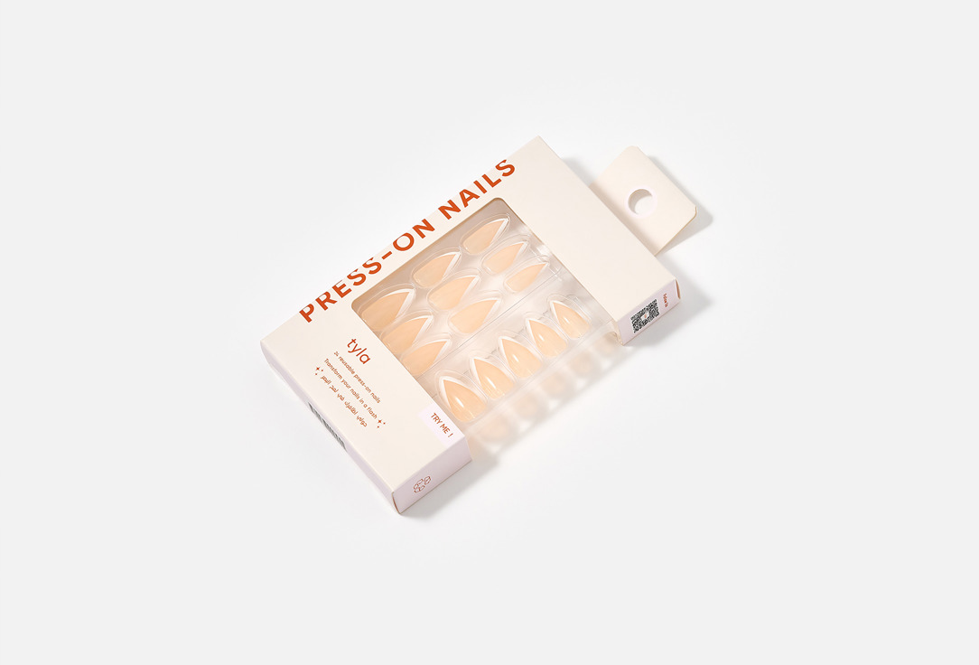 Tyla Press On Nails Stiletto 12, Marble 24 pcs Tyla Press On Nails Stiletto