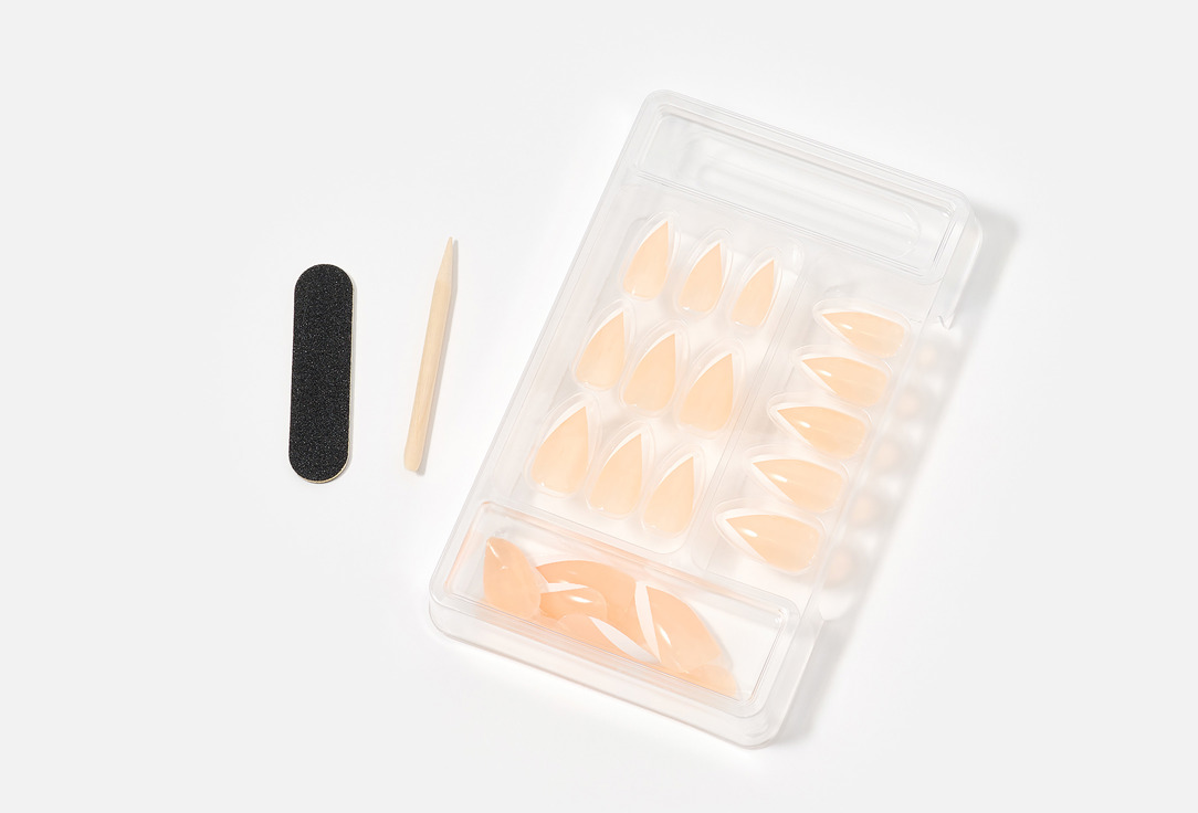 Tyla Press On Nails Stiletto 12, Marble 24 pcs Tyla Press On Nails Stiletto