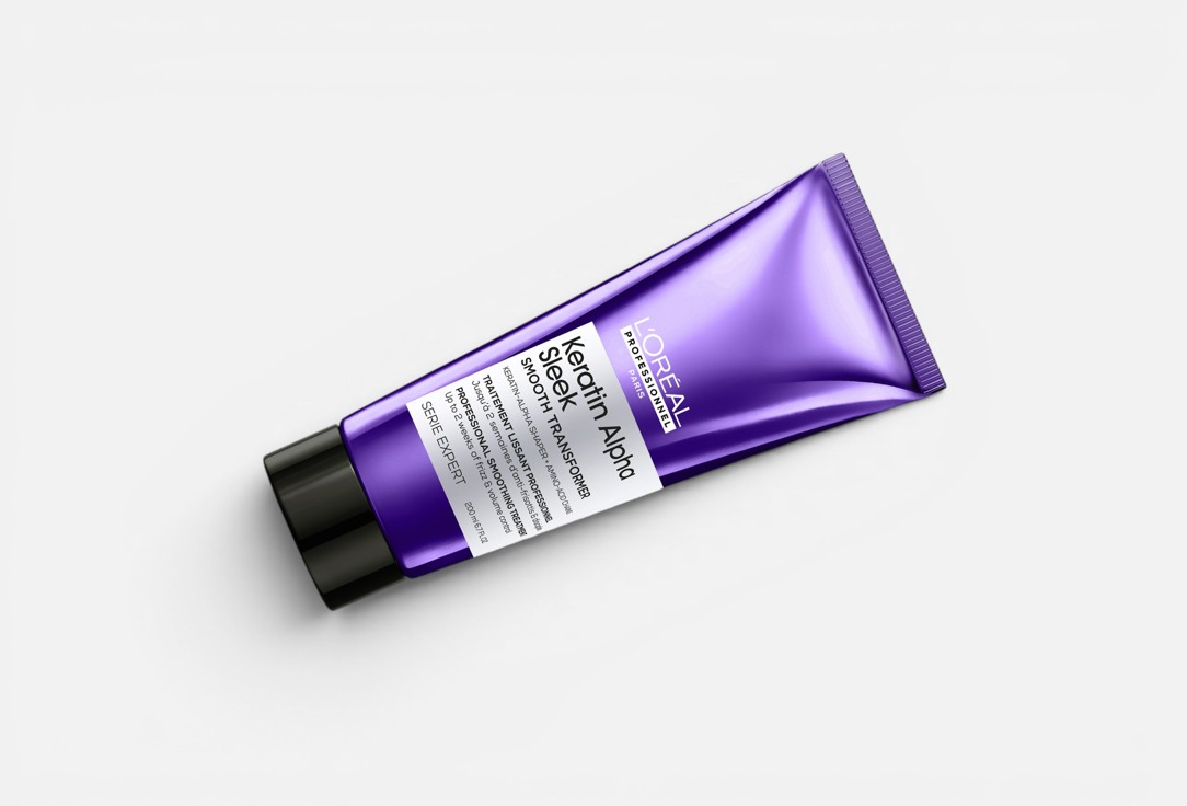 LOreal professionnel smoothing hair treatment cream Keratin Alpha Sleek
