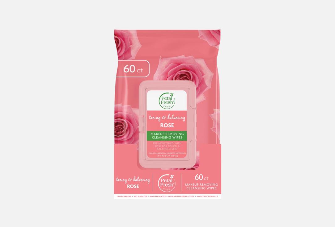 PETAL FRESH Balancing Makeup Removing Wipes Rose Makeup Wipes