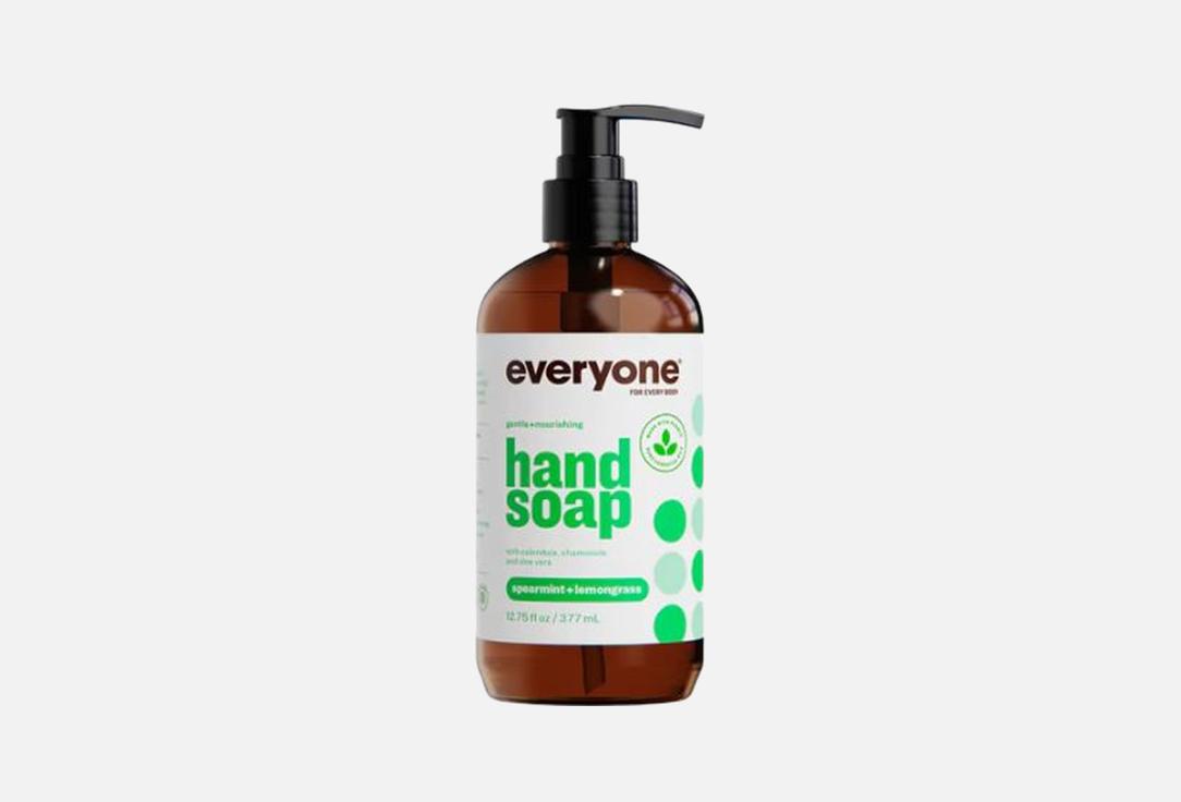 EVERYONE Refreshing aromatic liquid hand soap Spearmint + lemongrass 377 ml EVERYONE Refreshing aromatic liquid hand soap Spearmint + lemongrass