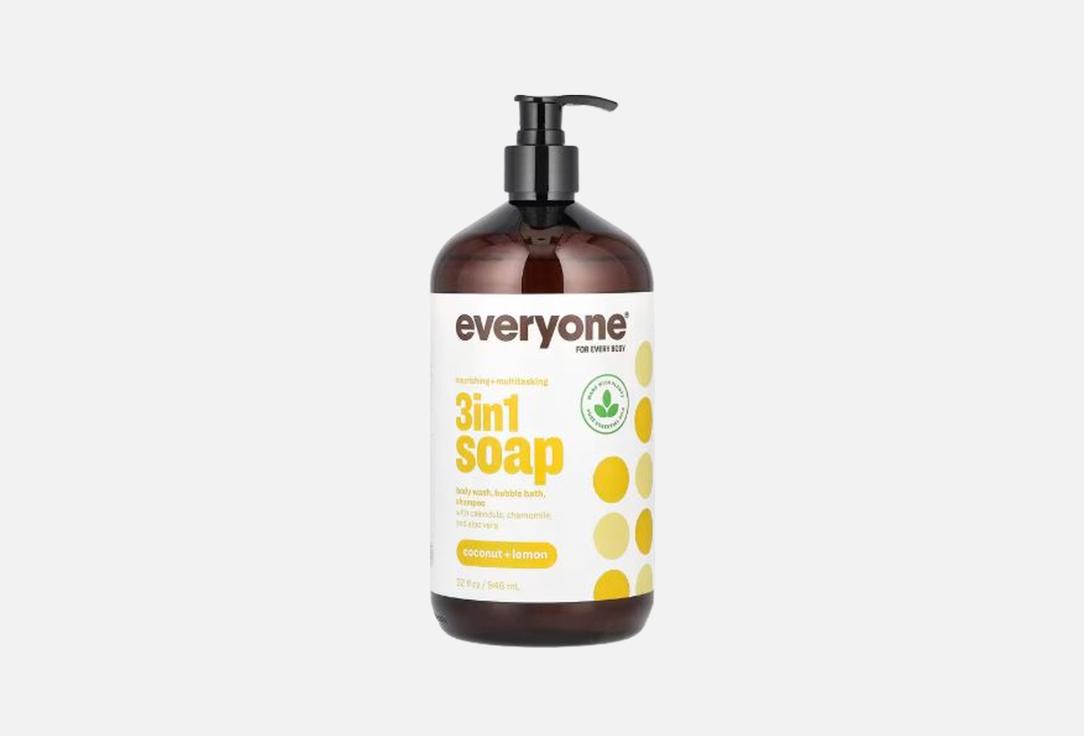 EVERYONE Gentle multi-use kids cleansing wash Coconut + lemon 946 ml EVERYONE Gentle multi-use kids cleansing wash Coconut + lemon