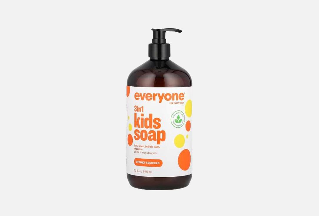 EVERYONE Gentle multi-use kids cleansing wash Orange squeeze 946 ml EVERYONE Gentle multi-use kids cleansing wash Orange squeeze