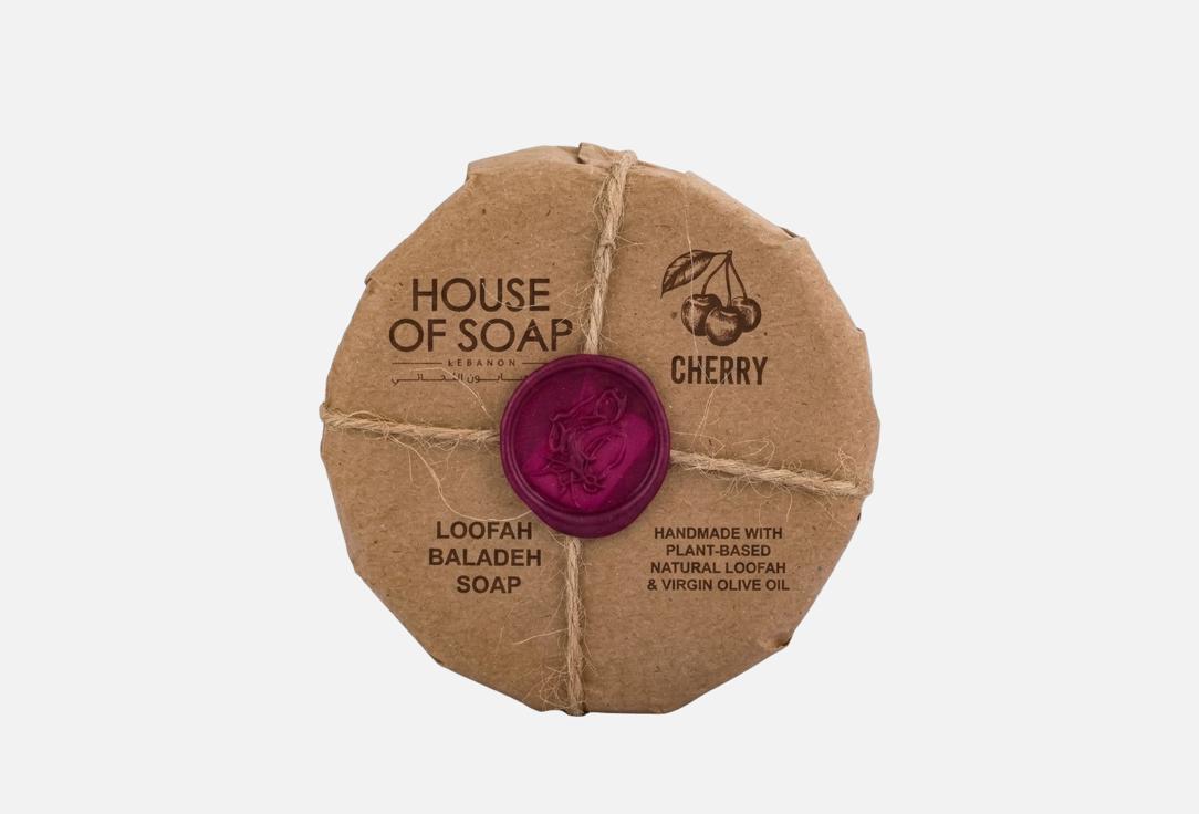 HOUSE OF SOAP LEBANON Loofah Baladi Soap Cherry
