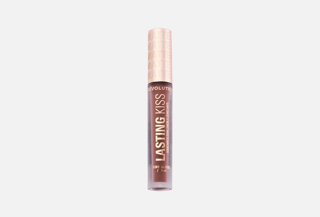 MakeUp Revolution Matte liquid lipstick Lasting Kiss Spiced Brown 2.5 ml MakeUp Revolution Matte liquid lipstick Lasting Kiss