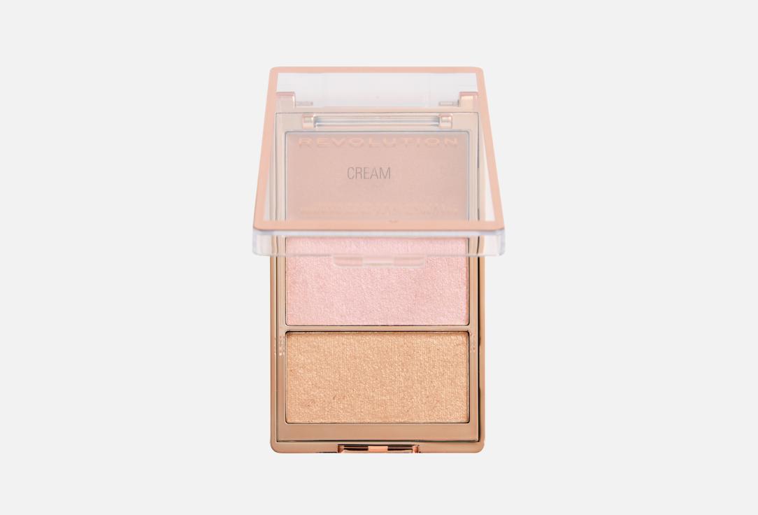 MakeUp Revolution Cream & powder highlighter palette Highlight Icon Palette