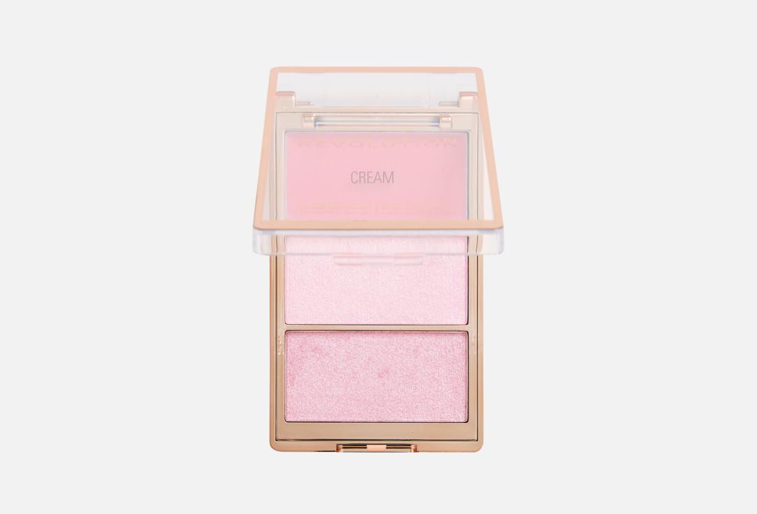 MakeUp Revolution Cream & powder highlighter palette Highlight Icon Palette