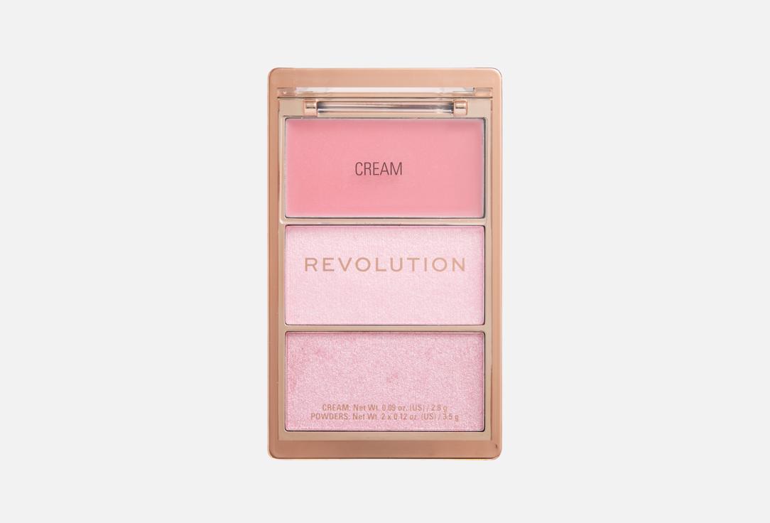 MakeUp Revolution Cream & powder highlighter palette Highlight Icon Palette
