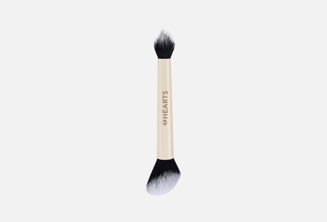 Hearts  Synthetic Makeup Brush Dual Makeup Brush