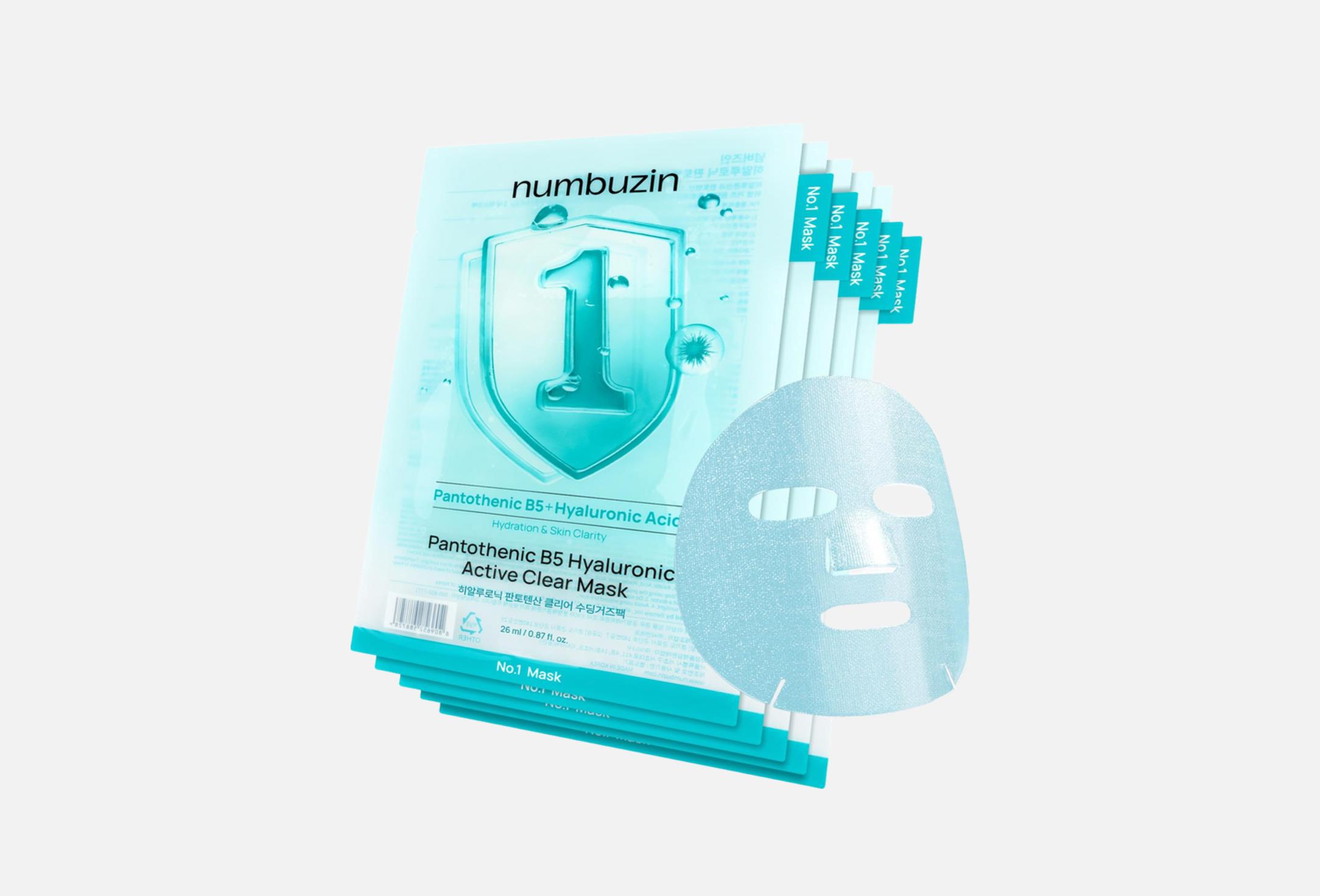 No.1 Pantothenic B5 Hyaluronic Active Clear Mask  5 