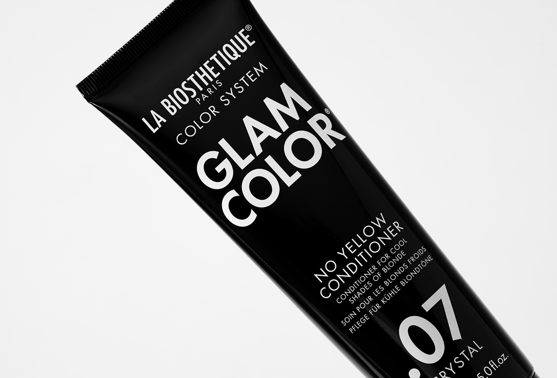 La Biosthetique Anti-yellow Conditioner for colored hair Glam Color No Yellow Conditioner .07 Crystal