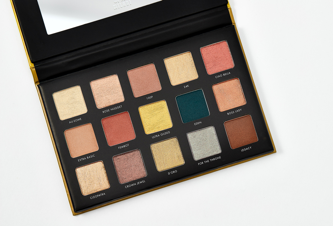 MILANI 15-color Eyeshadow Palette Gilded