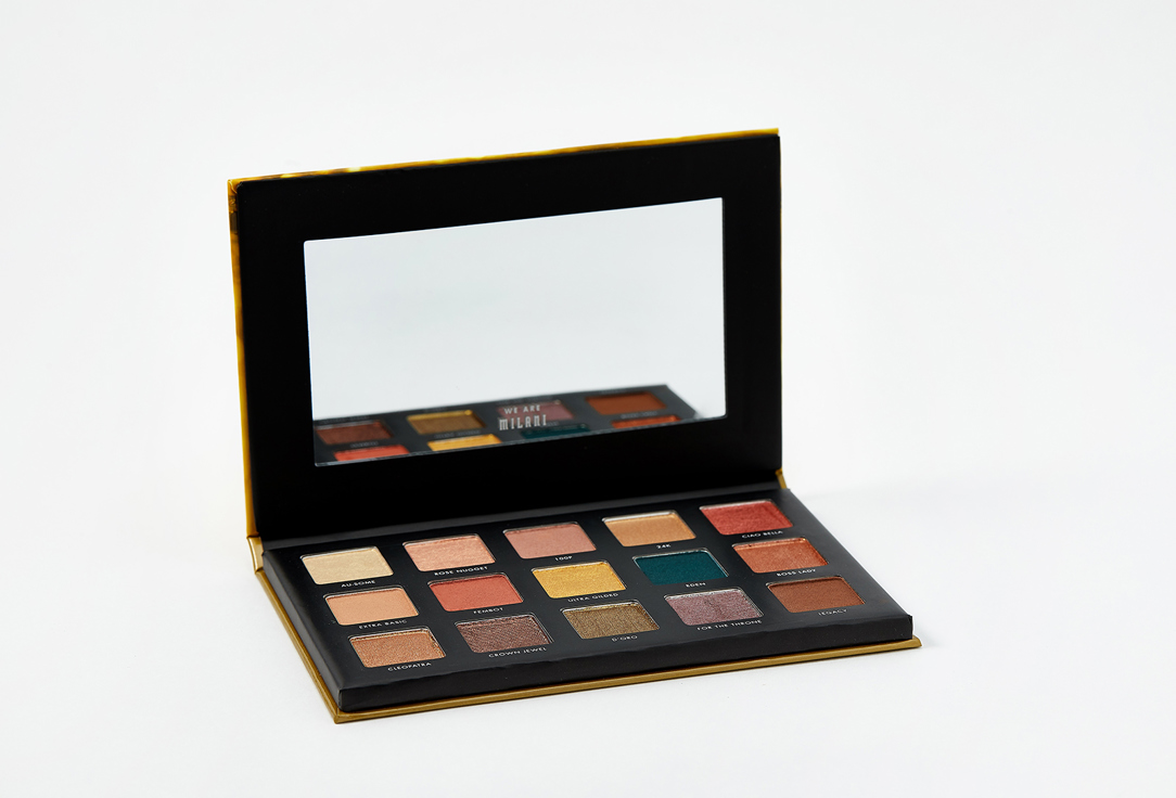 MILANI 15-color Eyeshadow Palette Gilded